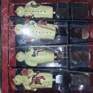 Snowman Holiday Canape Spreaders
